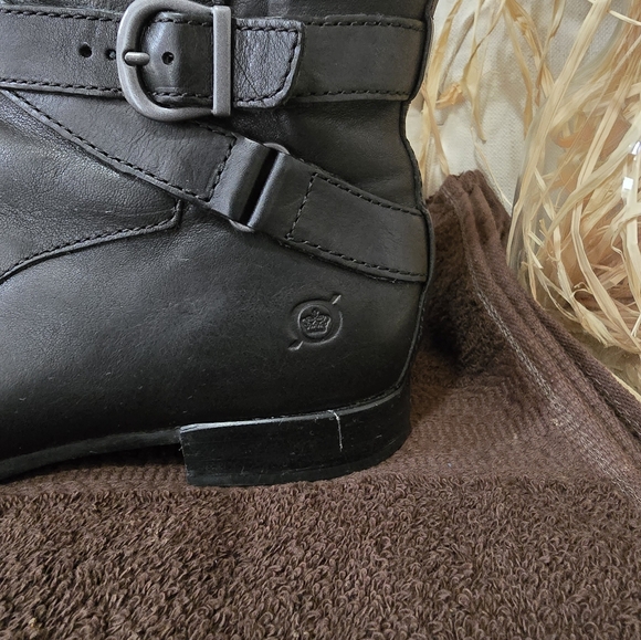 Women's Born Easton Black Full Grain Ankle Boot Leather - Picture 3 of 11